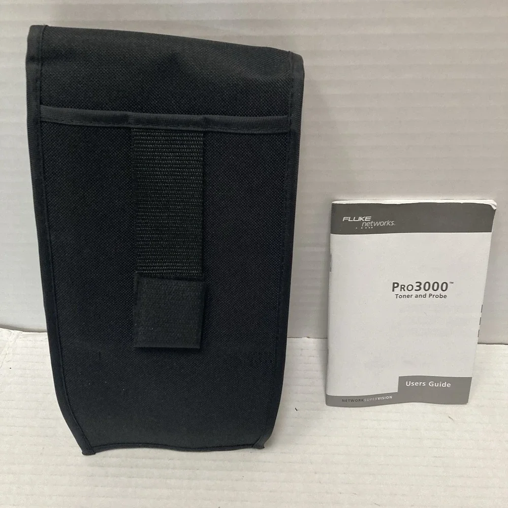 Fluke Pro3000 26100-900 Probe & Toner New Batteries Soft Case User Manual Tested